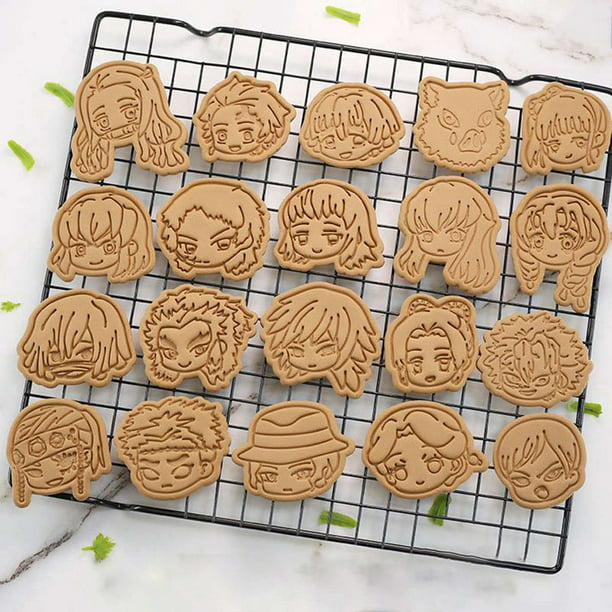 Day Push-type Pottery Mold Ice Cube Mold Cookies Cutter Biscuit Mould